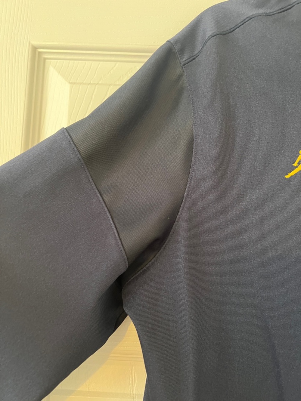 Nike Navy Pullover with Yellow Michigan Accents - Picture 4 of 7
